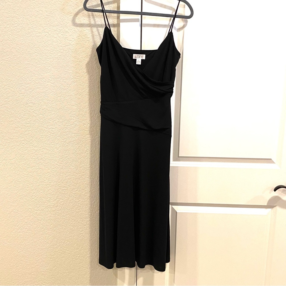 Loft Basic Black Spaghetti Strap Dress - Women’s … - image 5